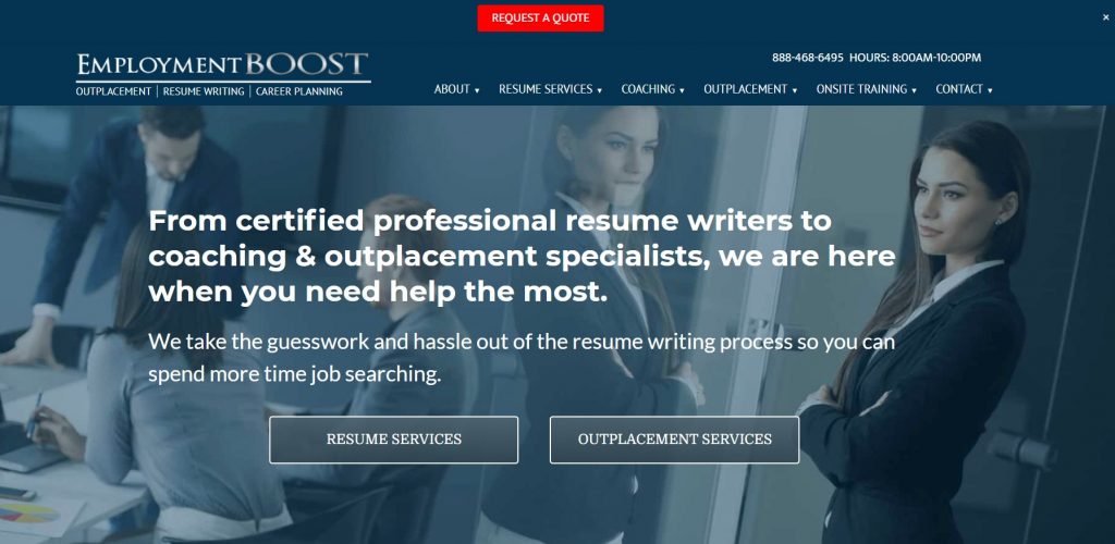 Federal Resume Writing Service in 2023 â€“ Employment Boost Homepage