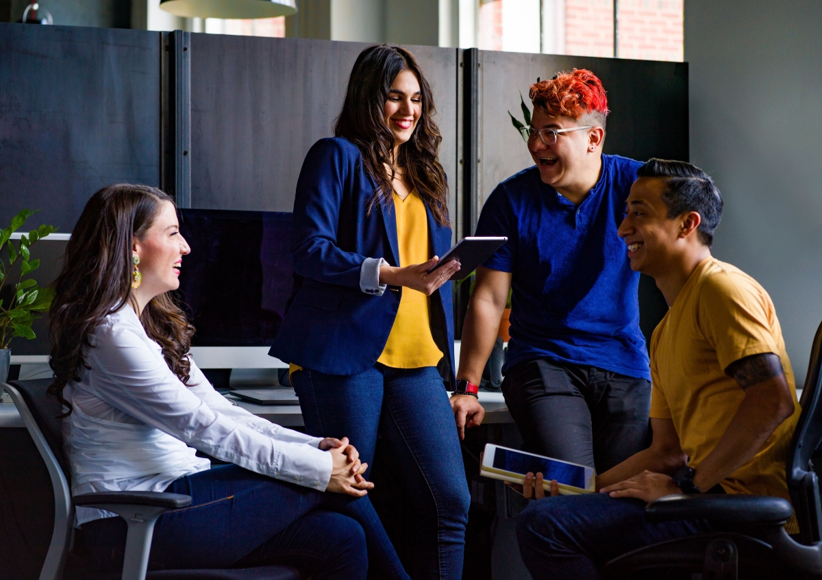 Group of Young Professionals at Work