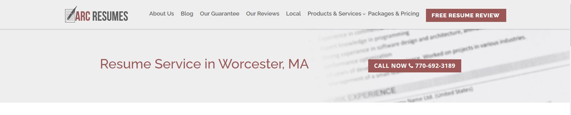 ARC best resume writing services in worcester 