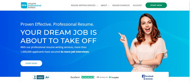 resume professional writers banner