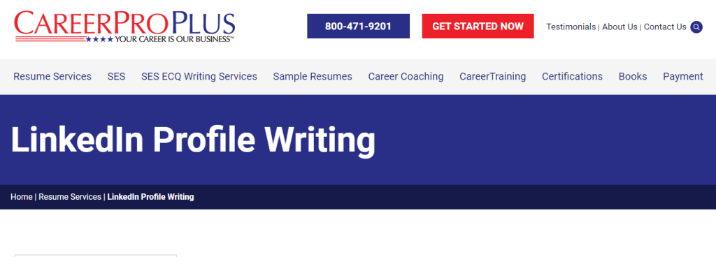 Career Pro Plus homepage