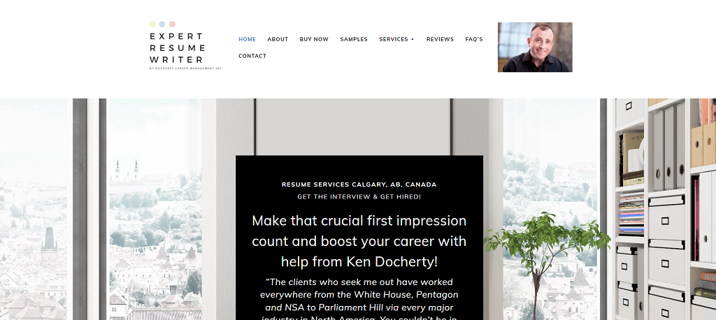 Expert Resume Writer hero section resume writing services calgary