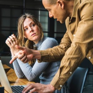 an employee dealing with a horrible boss