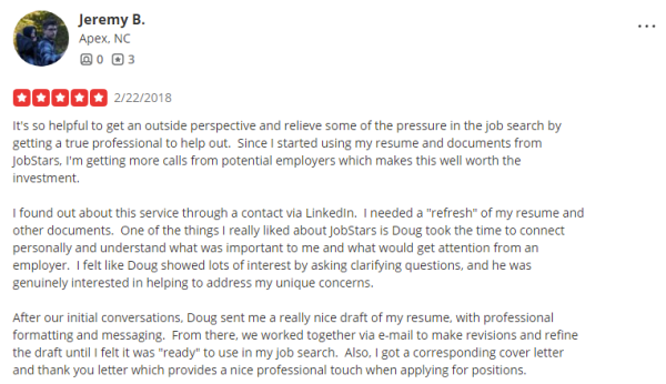 Jobstars USA Yelp reviews