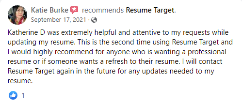 Resume Target Facebook reviews