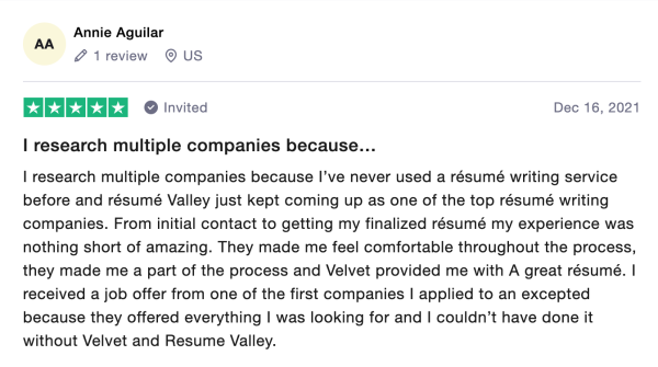 resume valley trustpilot reviews