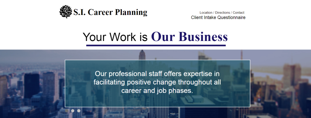 staten island career planning hero section